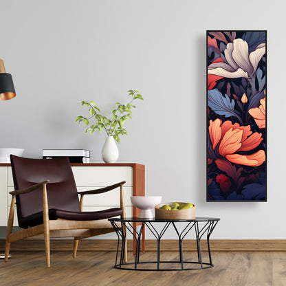 Blooming uninterrupted - 36"x36" Framed canvas
