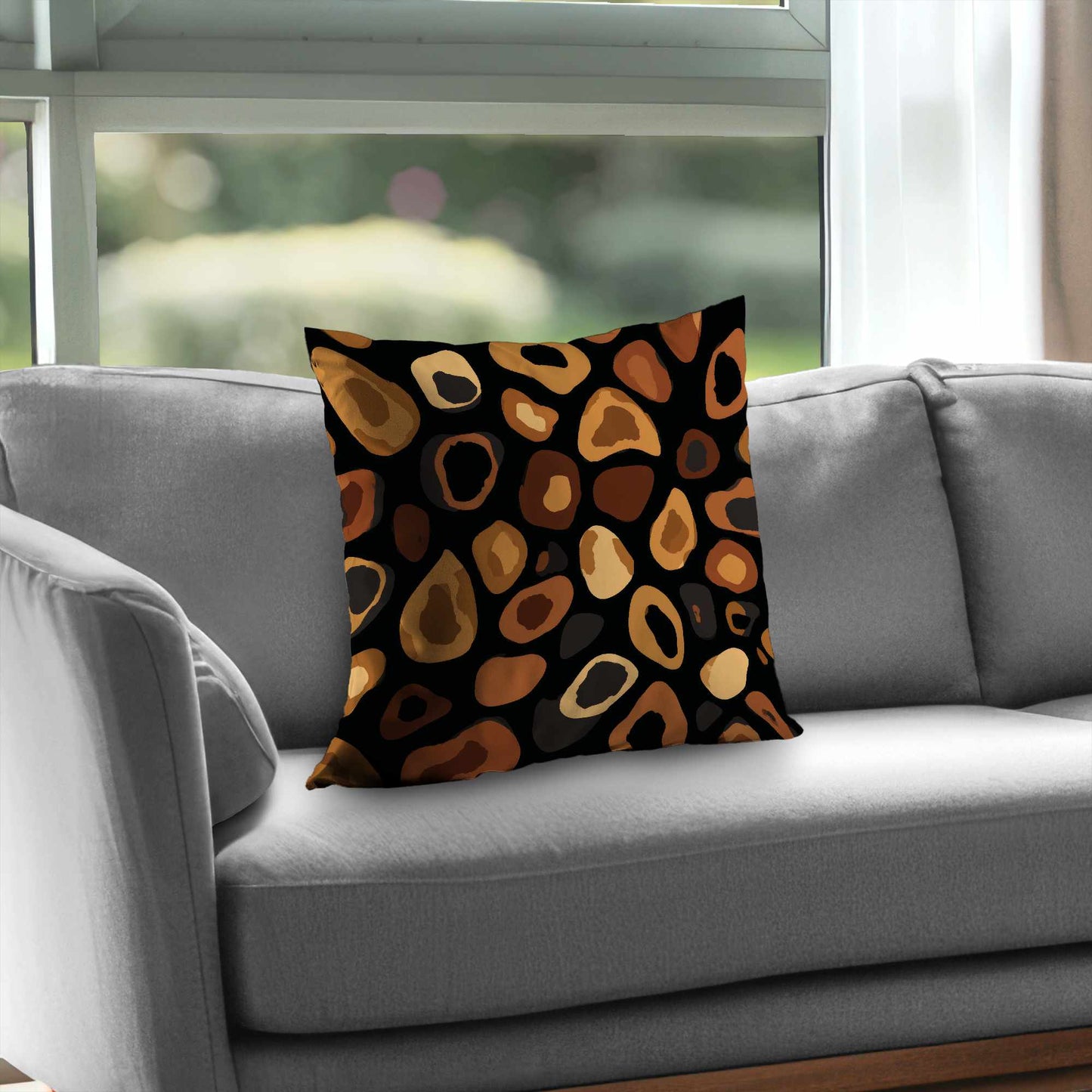 Wild Earth Spots Poly Twill Throw Pillow - Home Decor