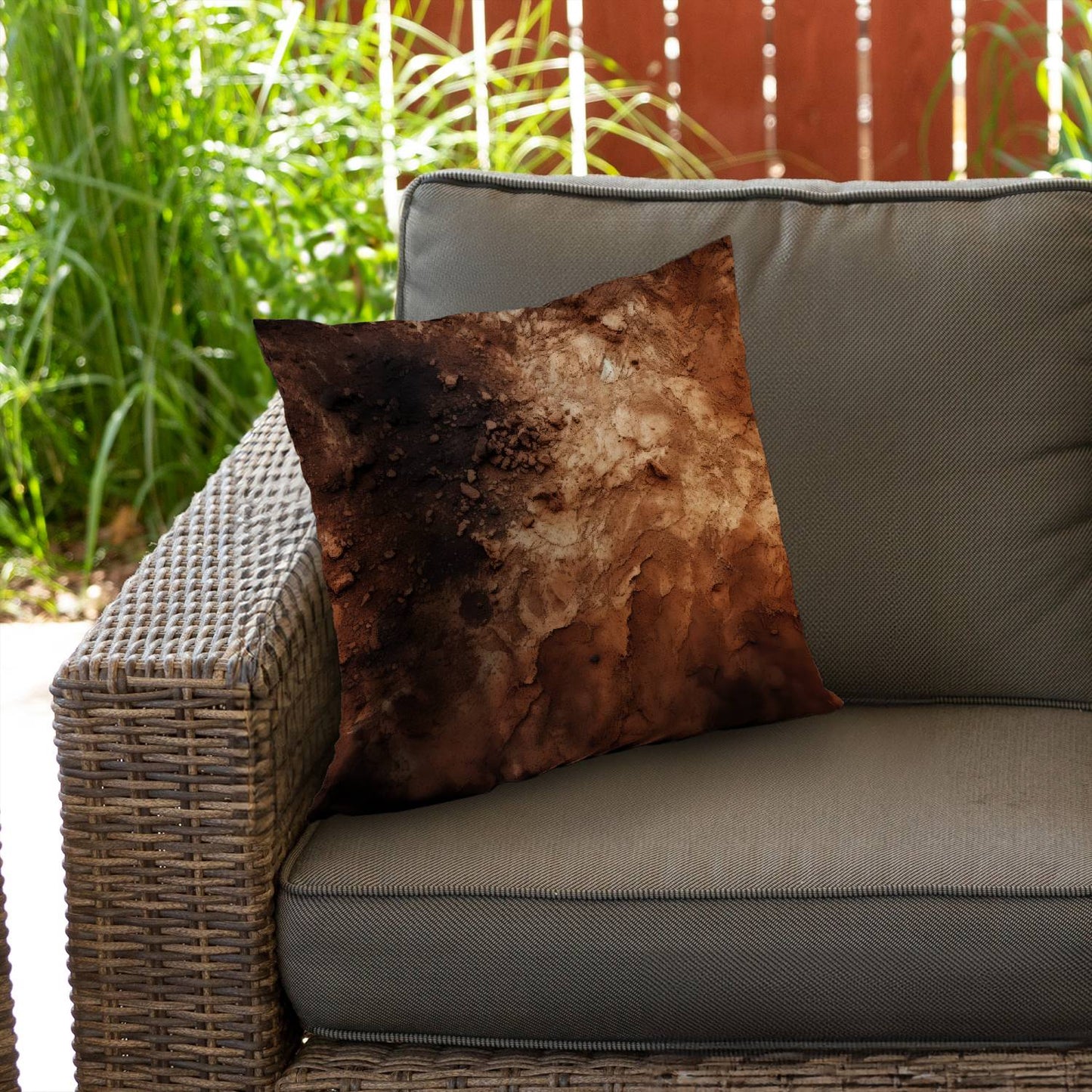 Rusty - Throw pillow - Print on demand