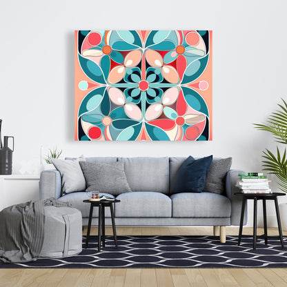 Sweet curves - White Canvas for Elegant Home Decor