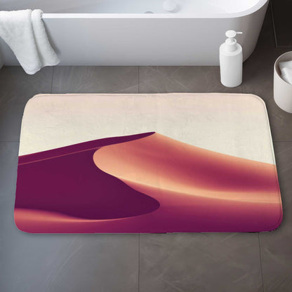 Tapis de bain violet Setting Sands pour une décoration intérieure élégante