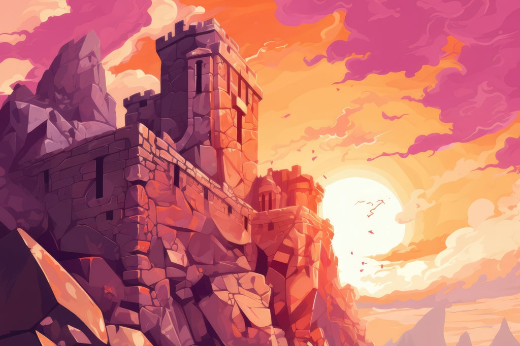 The Setting Rampart - Orange Outdoor Area Rug for Home Decor