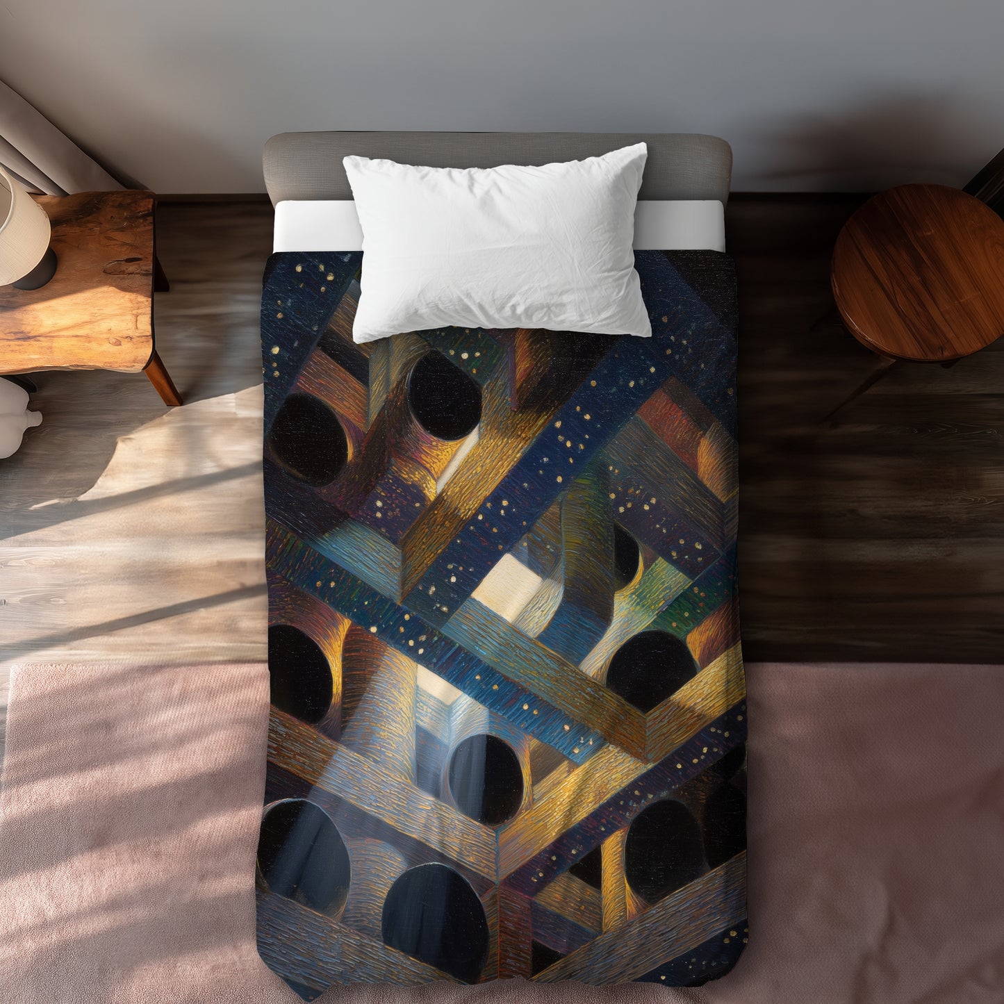 Pipe Dream Duvet Cover - Cozy Home Decor for Dreamy Nights