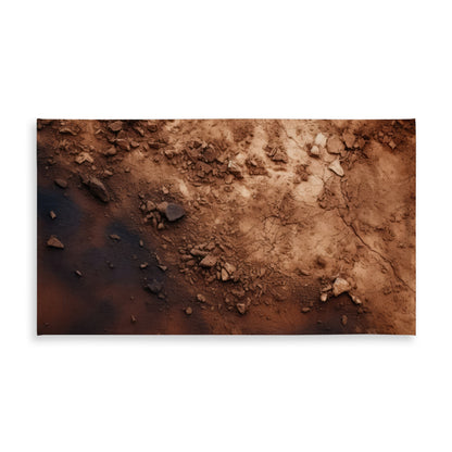 The Dark Patch White Indoor/Outdoor Tablecloth