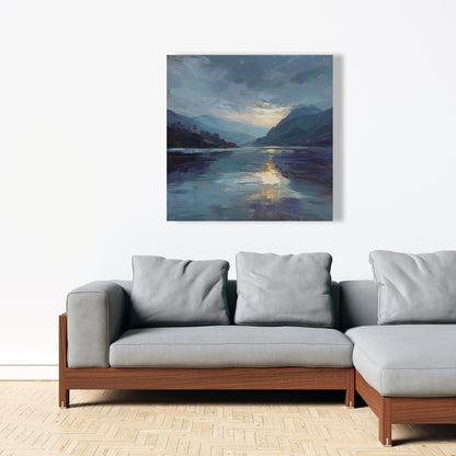 Obscure Gray Canvas for Elegant Home Decor | Modern Art