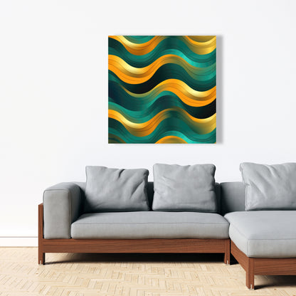 Voluptuous Orange Canvas - Stunning Home Decor Piece