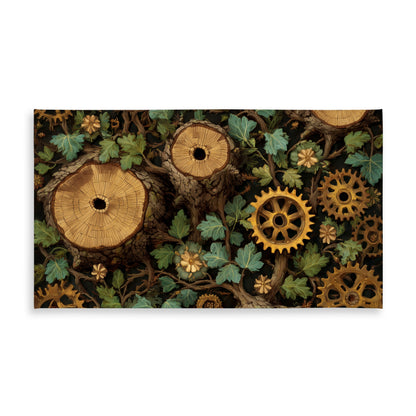 Hiding Gears Tablecloth - Stylish Indoor Outdoor Home Decor