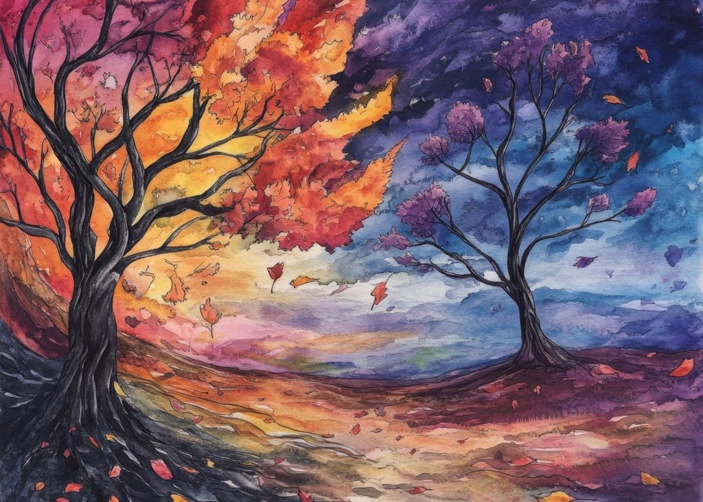 Before the Storm Purple Indoor Outdoor Door Mat | Home Decor