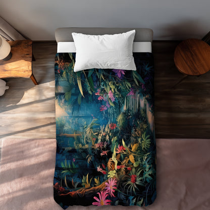 Against all odds Green Duvet Cover | Home Decor Essential