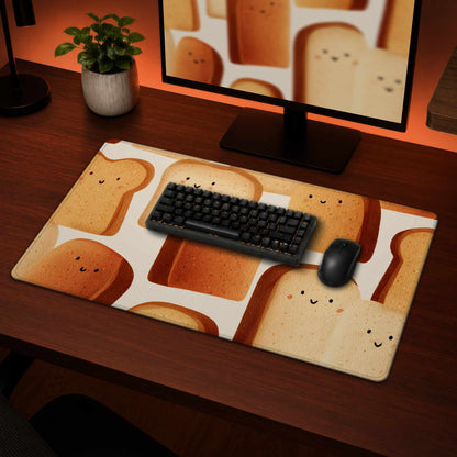 Tapis de bureau Toasty Smiles - Accessoire de décoration élégant pour la maison