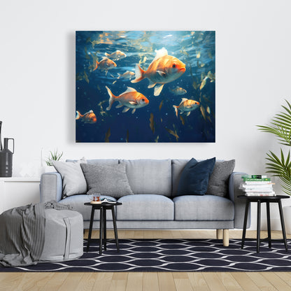 Free flow - 32"x32" Canvas