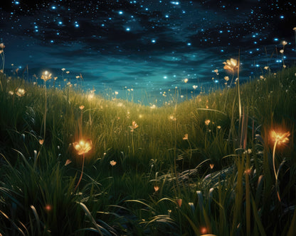 The Night Sky Blue Polyester Placemat | Home Decor Essentials