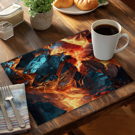 Cursed Visions Black Polyester Placemat for Home Decor