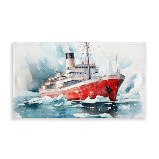 Icebreaker White Tablecloth | Indoor Outdoor Home Decor