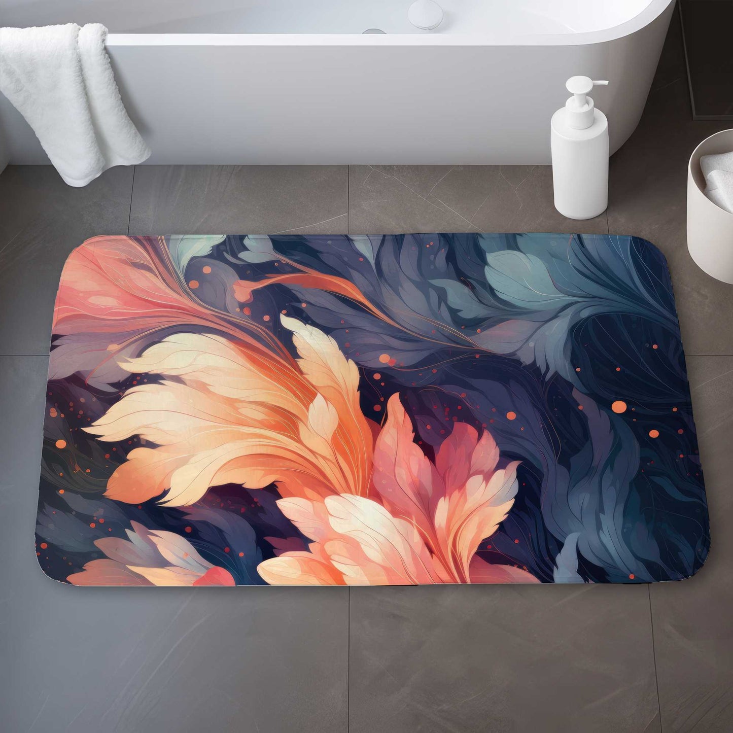 Ethereal Beige Bath Mat for Elegant Home Decor | Soft & Cozy