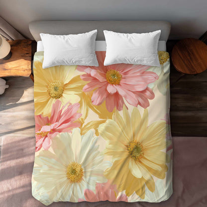 Housse de couette Rêve de Marguerite au Soleil - Illuminez votre chambre