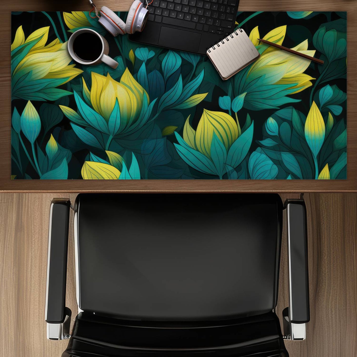 Intense bloom - Desk mat - Print on demand