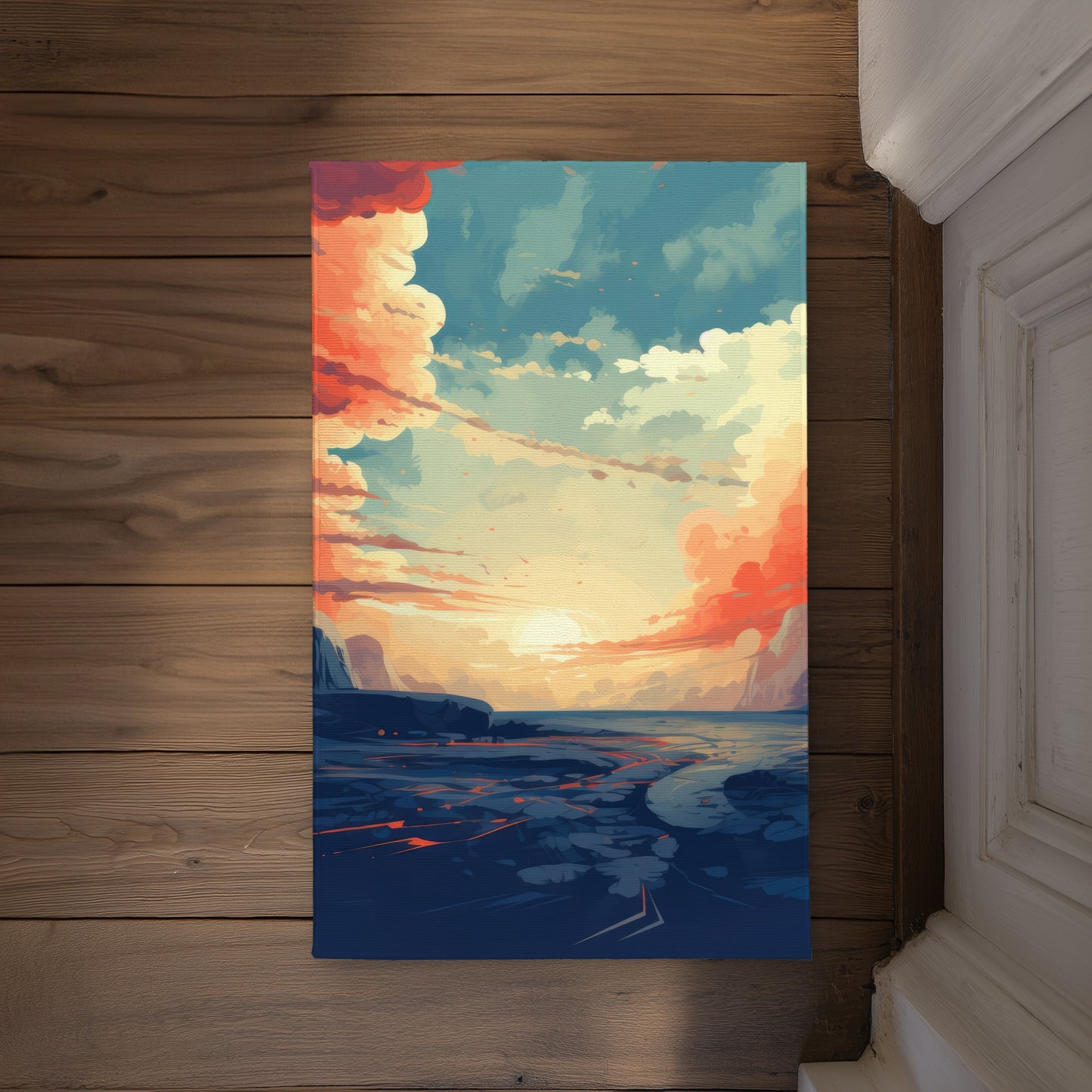 Finally Light Coral Indoor Outdoor Door Mat | Home Decor