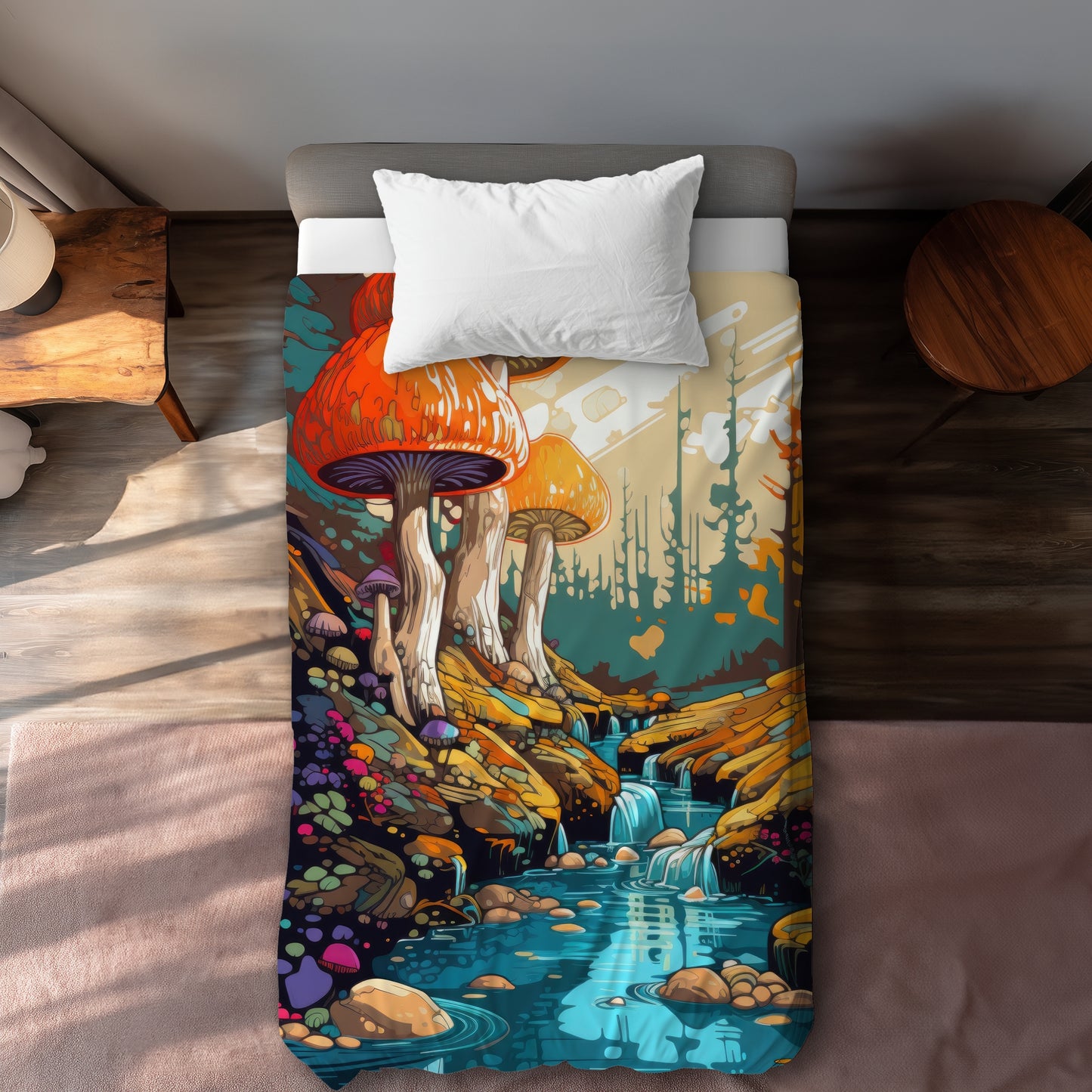Wisdom Inbound Blue Duvet Cover | Stylish Home Decor
