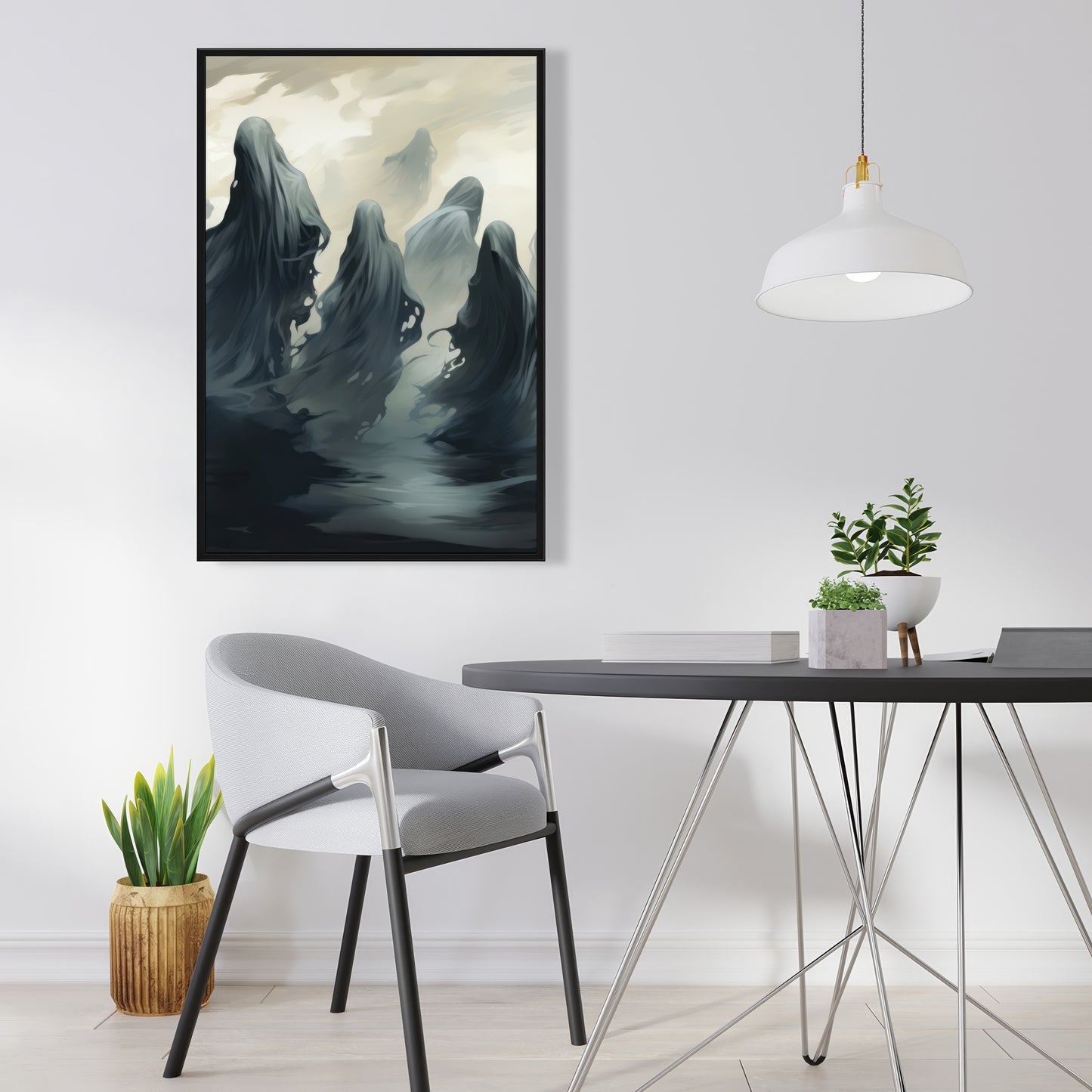 Cursed lands - 36"x36" Framed canvas