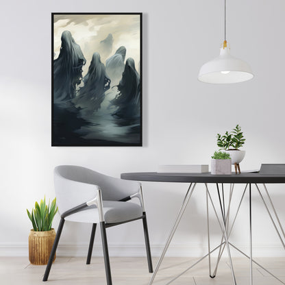 Cursed lands - 36"x36" Framed canvas