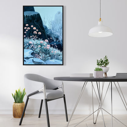 Annual freeze - 36"x36" Framed canvas