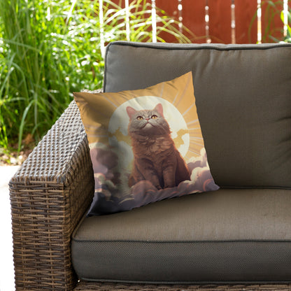 Intangible purr - Throw Pillow