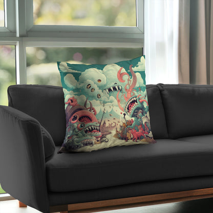 Unimaginable Red Poly Twill Throw Pillow Insert for Home Decor