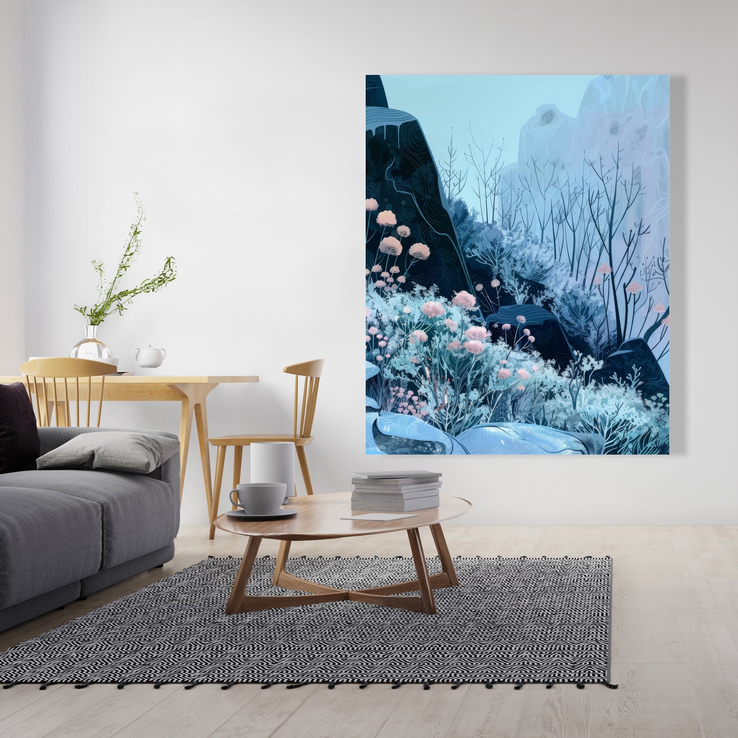 Annual freeze - 32"x32" Canvas