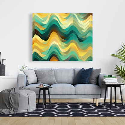 Jagged luxury - 32"x32" Canvas