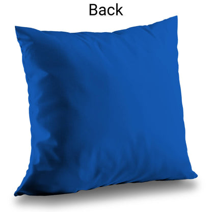Coussin décoratif en sergé de polyester à motif géométrique - Cadence géométrique