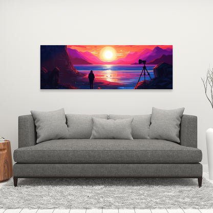 Solitude - Yellow Canvas Art for Home Decor | Modern Design