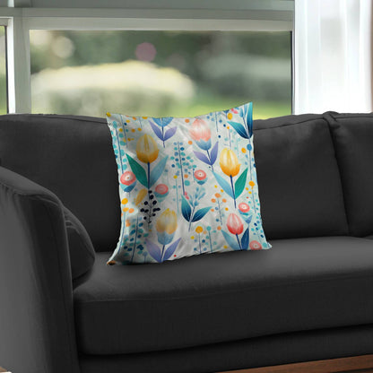 Calming Scents Poly Twill Throw Pillow | Home Decor Accent