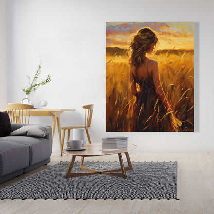 Warm field - 32"x32" Canvas