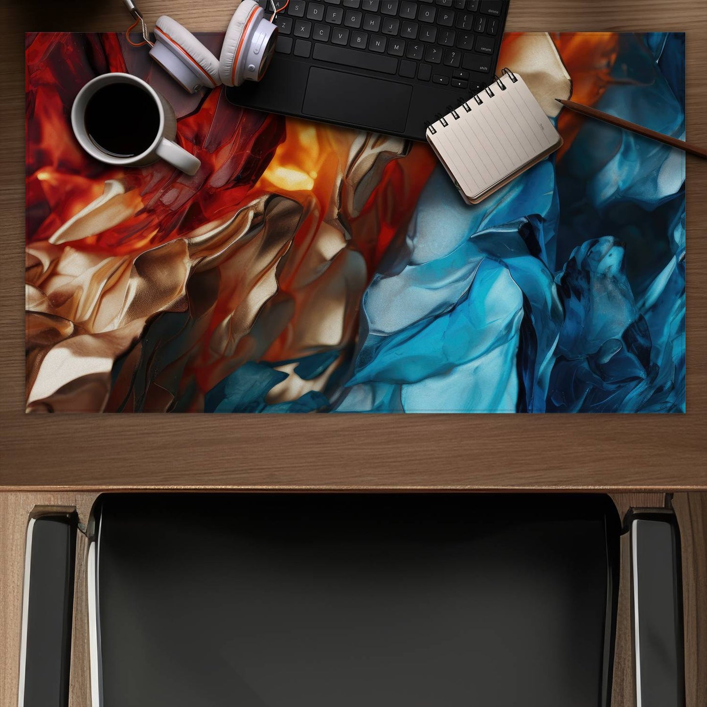 Mineral contrast - Desk Mat