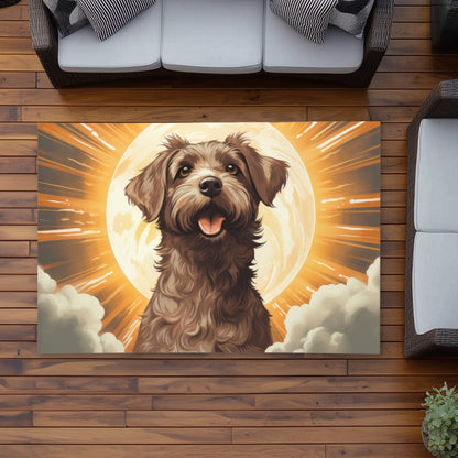 Pupper Brown Outdoor Area Rug | Stylish Home Decor Accent