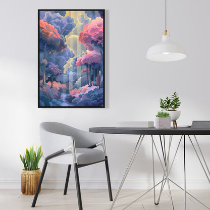 Beams - 36"x36" Framed canvas