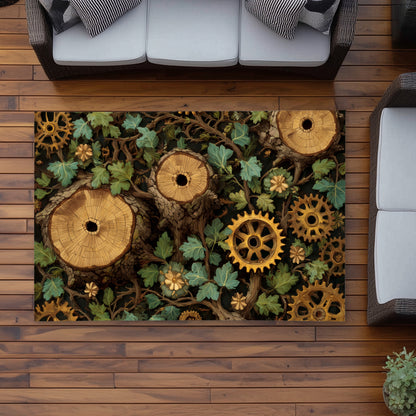Tapis d'extérieur Hiding Gears - Une solution élégante pour la décoration intérieure