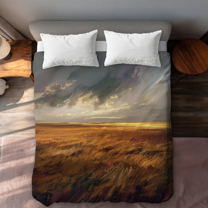 Before the storm Gray Duvet Cover | Stylish Home Decor