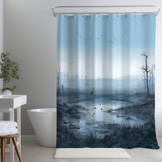 Swampy lands - Shower Curtain