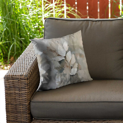 Leaf Poly Twill Throw Pillow - Stylish Home Decor Accent