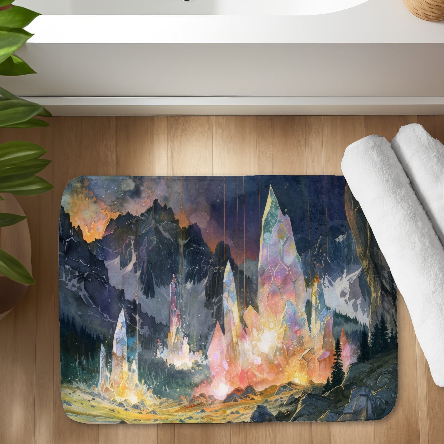 Growing strong - 17"x24" Bath mat