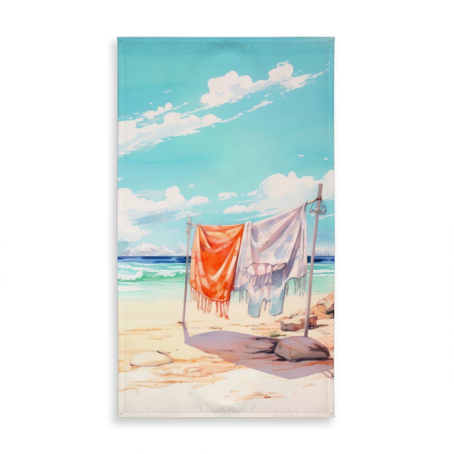 Sunny side Blue Indoor Outdoor Tablecloth for Home Decor
