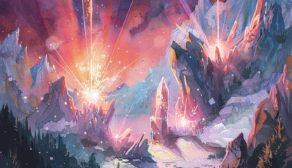 Beaming Signal Purple Tablecloth for Indoor Outdoor Decor