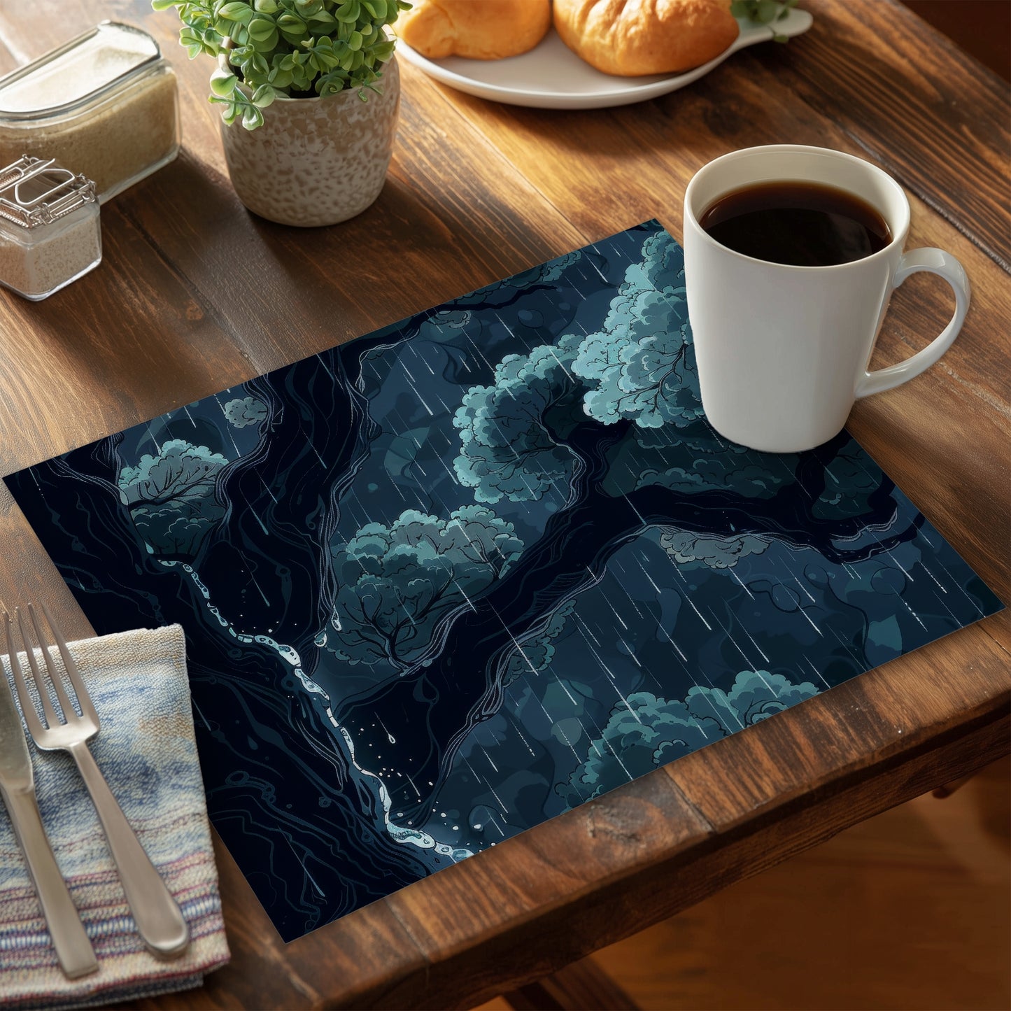 Canopy Polyester Placemat | Stylish Home Decor Accent