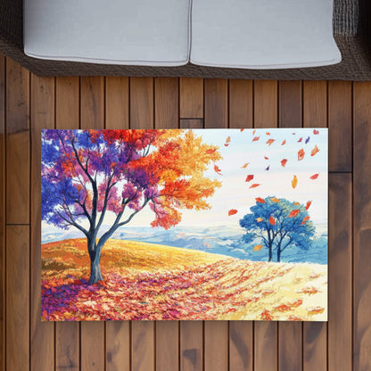 Spring Breeze White Outdoor Area Rug - Stylish