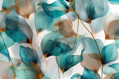 Teal and Brown Turquoise Outdoor Area Rug for Home Decor