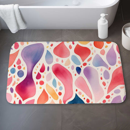 Tapis de bain Splotches - Tapis élégant pour la décoration de salle de bain