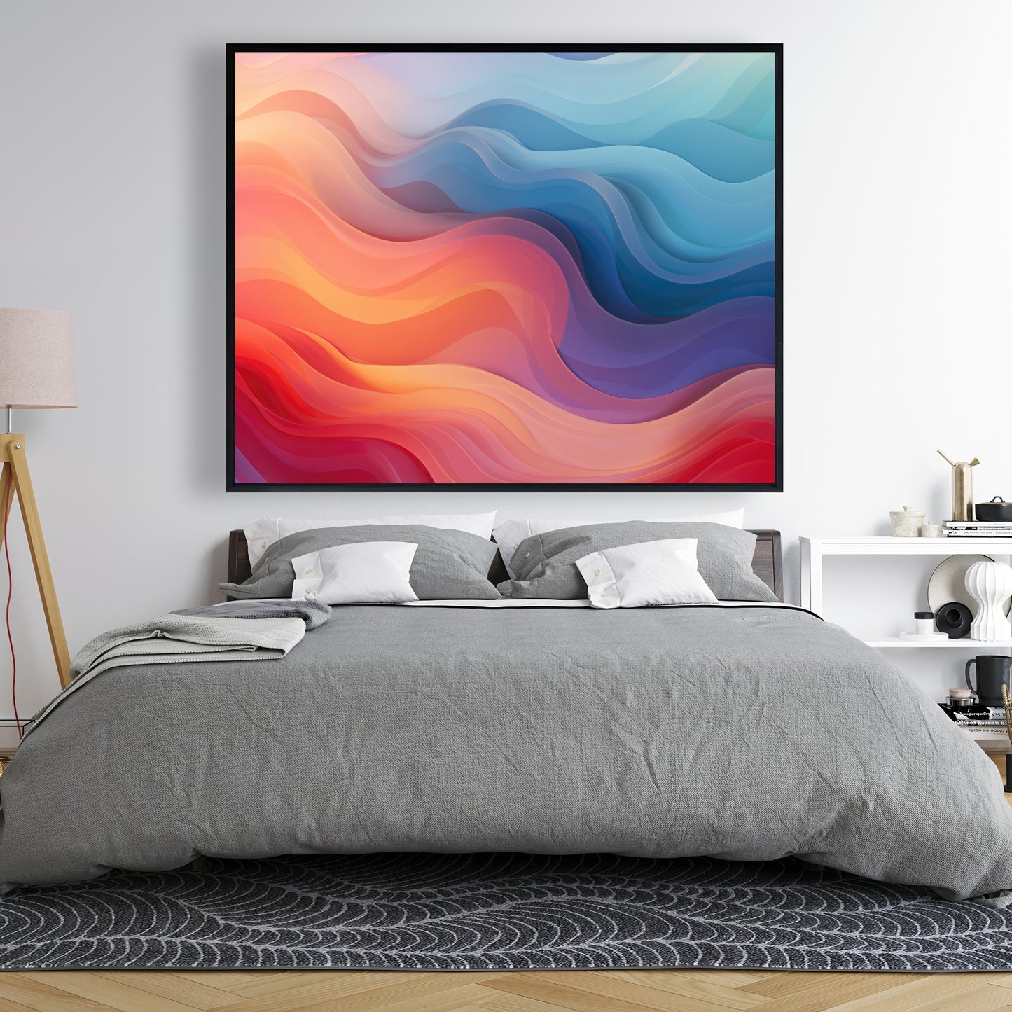 Sweet dreams - Red Framed Canvas for Home Decor | Art Print