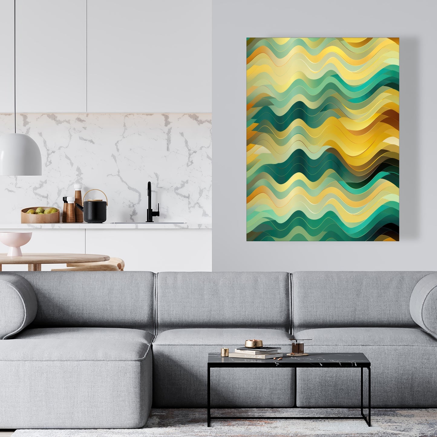 Rich by design - Orange Canvas for Stylish Home Decor